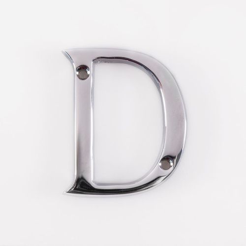 Carlisle Brass NDCP Letter Face Fix (D) Polished Chrome