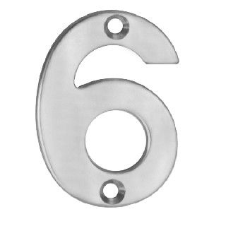 CARLISLE BRASS - N6SC-BP NUMERAL FACE FIX (NO: 06)