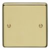 Eurolite Pb1B Single Blank Round Edge Polished Brass Plate