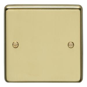 Eurolite Pb1B Single Blank Round Edge Polished Brass Plate