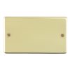 Eurolite Pb2B Double Blank Round Edge Polished Brass Plate