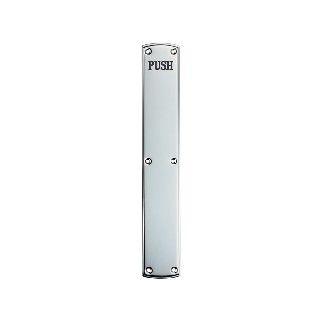 PF105ECP PUSH PLATE (ENGRAVED)