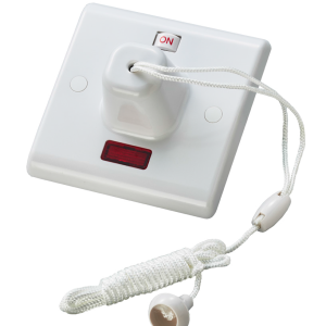 Eurolite Pl3331 45A Pull Cord Ceiling Switch With Neon