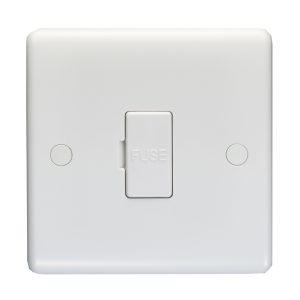 Eurolite Pl4130 Enhance White Plastic 13A Un-Switched Fused Spur Unit