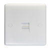 Eurolite Pl4381 Enhance White Plastic 1 Gang Tel Socket Secondary