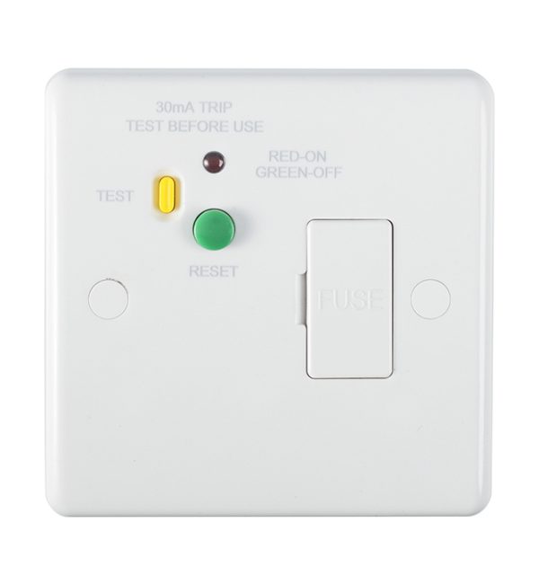 Eurolite Pl5033 13A Unswitched Fused Spur, Passive-30Ma Type A, White Plastic