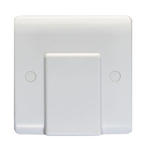 Eurolite Pl8220 Enhance White Plastic 20A Flex Outlet Plate