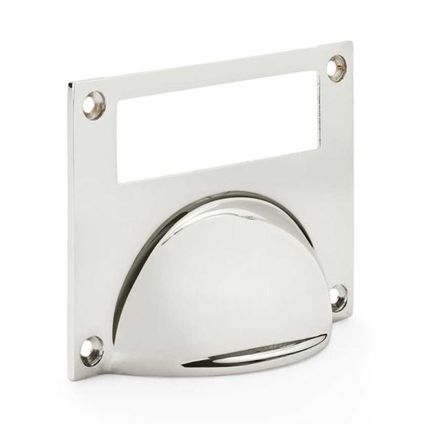 Alexander & Wilks Conway Card Pocket Flush Pull AW904PN Polished Nickel