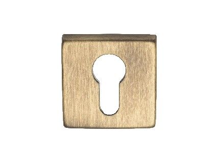 CARLISLE BRASS - QE001AB ESCUTCHEON - EURO PROFILE ON CONCEALED FIX SQUARE ROSE BGO (BRUSHED BRONZE MATT) ARTQE