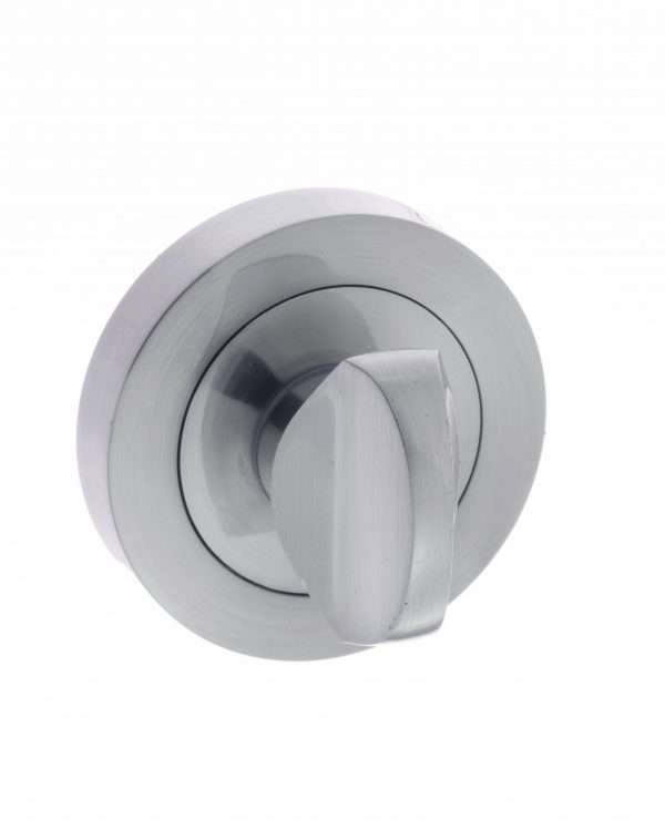 STATUS WC Turn and Release on Round Rose - Satin Chrome