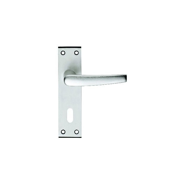 CARLISLE BRASS - SAA60 ALUMINIUM MIAL LEVER ON BACKPLATE - LOCK 57MM C/C