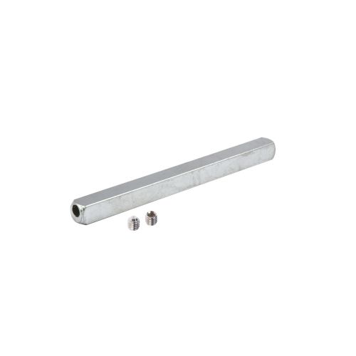 Zoo Hardware SP30 Spare Heso Spindle Pack - 2 x heso grubs, 1 x heso spindle 100mm long and allan key Silver