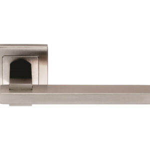 Eurospec Tange Flat Stainless Steel Door Handles - Satin Stainless Steel (Sold In Pairs)