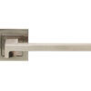 Eurospec Madison Door Handles On Square Rose - Grade 304 Satin Stainless Steel