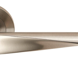 Eurospec Brema Satin Stainless Steel Door Handles (Sold In Pairs)