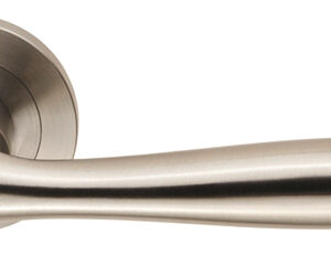 Eurospec Peninsula Satin Stainless Steel Door Handles (Sold In Pairs)