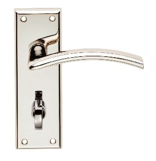 CARLISLE BRASS - SZR033PN SEROZZETTA TRENTA LEVER ON BACKPLATE - BATHROOM 57MM