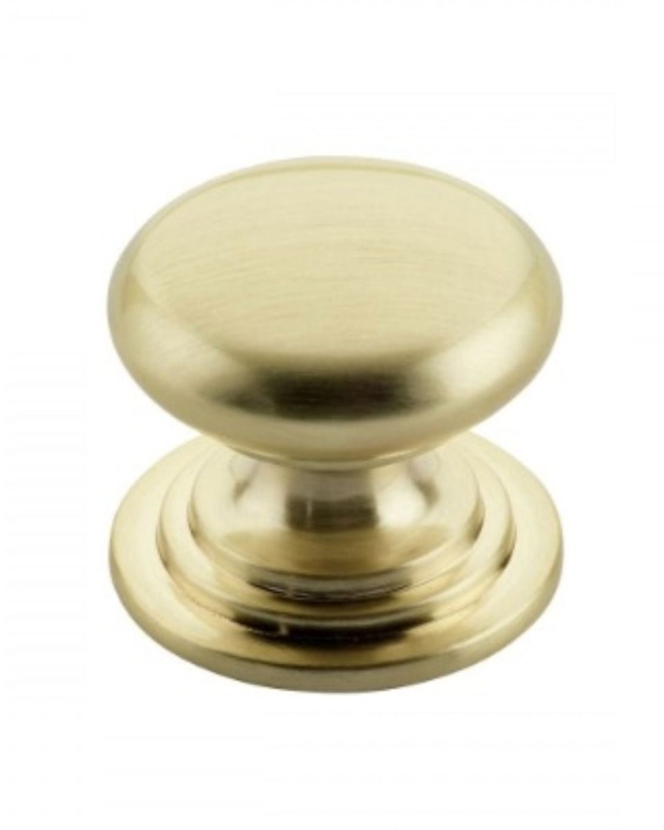 Zoo Hardware TDFK37-BG Round Cabinet knob 37mm Dia. Brushed Gold Finish