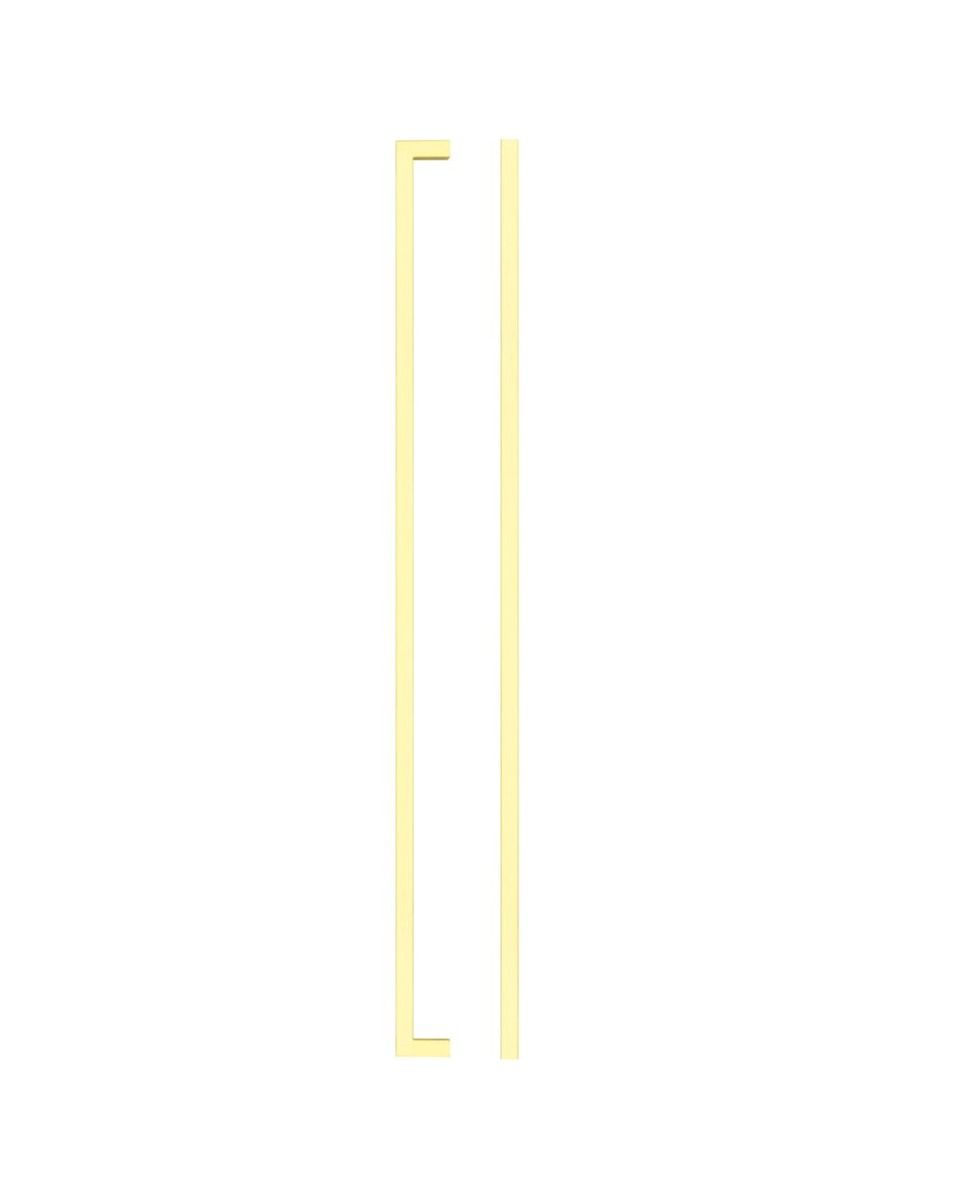 Zoo Hardware TDFPS-448-BG Square Block Cabinet handle 448mm CTC Brushed Gold Finish