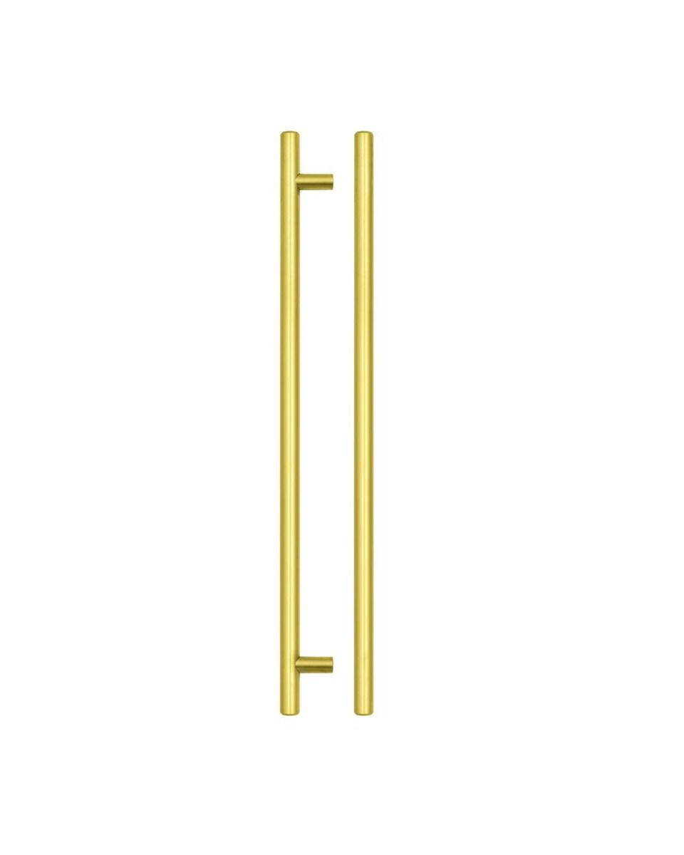 Zoo Hardware TDFPT-288-348BG T Bar Cabinet handle 288mm CTC, 348mm Total length Brushed Gold Finish