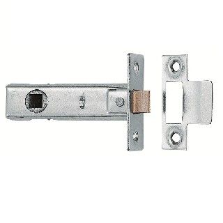 CARLISLE BRASS - TL4 3" TUBULAR MORTICE LATCH NP