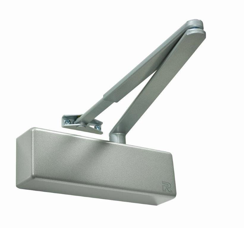 Rutland TS.3204 Door Closer c/w Cover, Flatbar Armset Silver