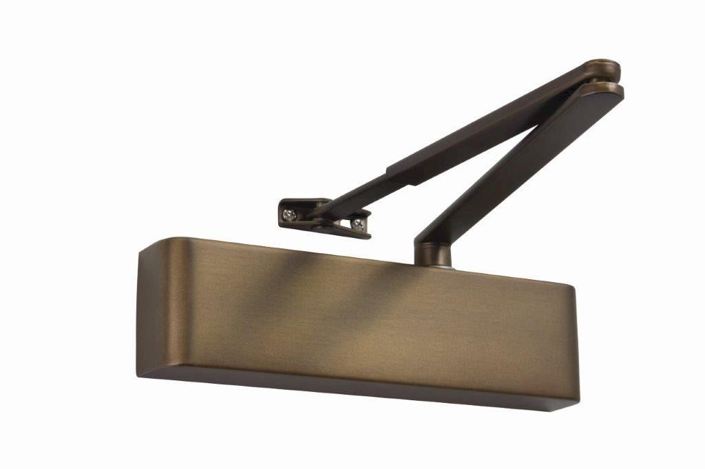 Rutland TS.9205 Door Closer, DABC c/w Semi-Radius Cover, Flatbar Armset OilRub Bronze