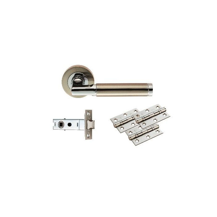 CARLISLE BRASS - UDP006SNCP-INTB BELAS LATCH PACK - ULTIMATE DOOR PACK