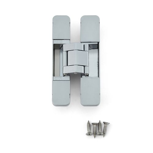 Sugastsune Hes3D-120Dc 3-Way Adjustable Concealed Hinge Satin Chrome