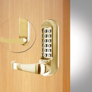 CODELOCKS 500 Mechanical Digital Locks 500 series Front & Back Plate Only PVD Polished Brass