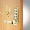 CODELOCKS 500 Mechanical Digital Locks 500 series Front & Back Plate Only PVD Polished Brass