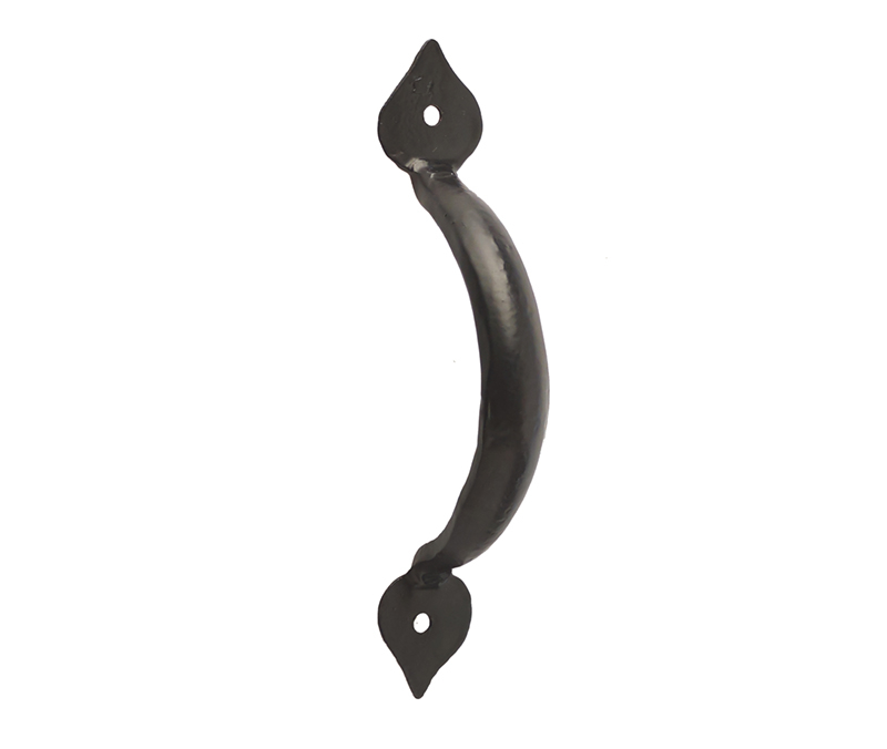 130x34mm Tear cabinet handle Black finish