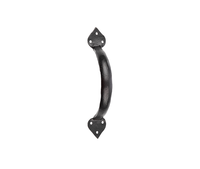 185x50mm Tear cabinet handle Black finish