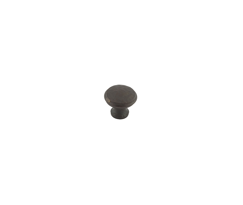 30mm Hammered cabinet knob Beeswax finish