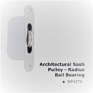 WF4770SN Architectural Sash Pulley-Radius Ball Bearing