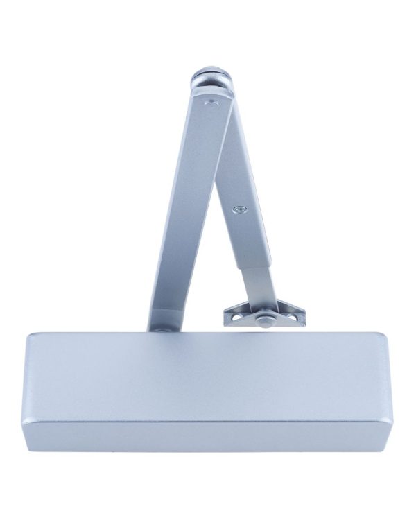 Zoo Hardware ZDC0024A-SN Overhead Door Closer, Power Adjustable Size 2-4 + Matching Finish