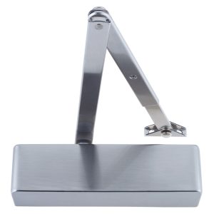 Zoo Hardware ZDC0024A-SN Overhead Door Closer, Power Adjustable Size 2-4 + Matching Finish