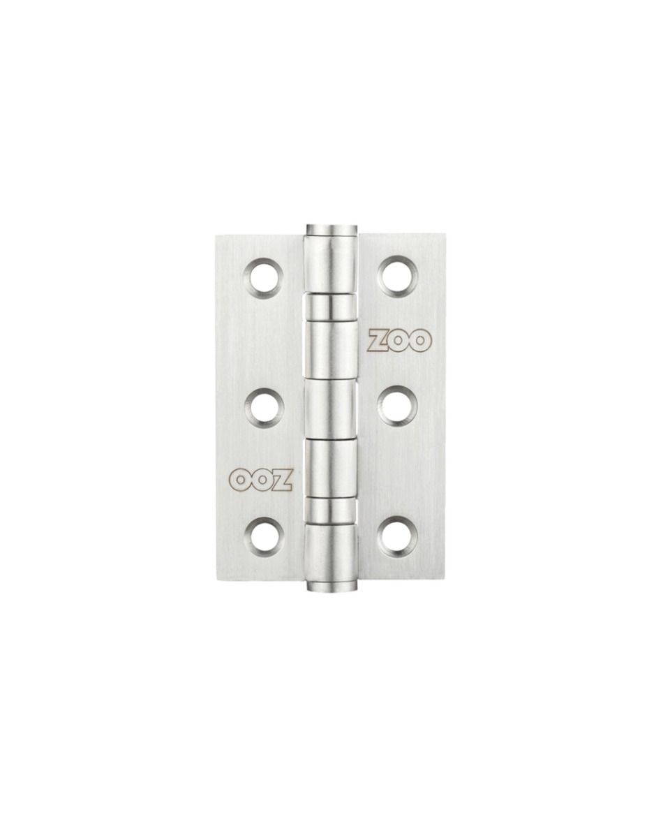 Zoo Hardware ZHSS232 Grade 7 Fire Door Hinge 76x50x2mm Satin Stainless Steel