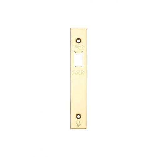 Zoo Hardware ZLAP12-PCW Spare Sq.Acc Pk for UK Upright Latch - Contains Forend, Strike & Screws - Powder Coated White