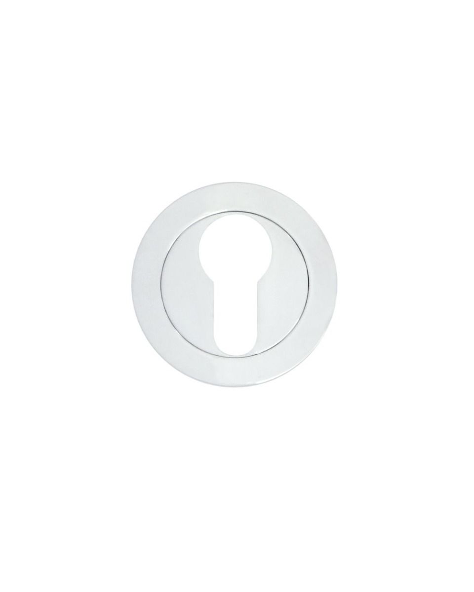 Zoo Hardware ZPA001-CP Escutcheon Euro Profile (50mm Dia.) Polished Chrome