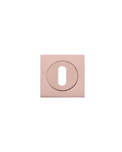 Zoo Hardware ZPZSQ002-TRG Square Escutcheon - Standard Keyway Rose Gold