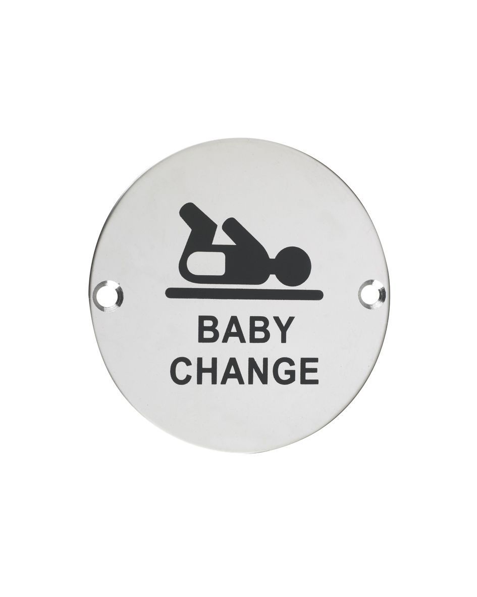 Zoo Hardware ZSS08-PCW Sex Symbol - Baby Change - 76mm - Powder Coated Matt White