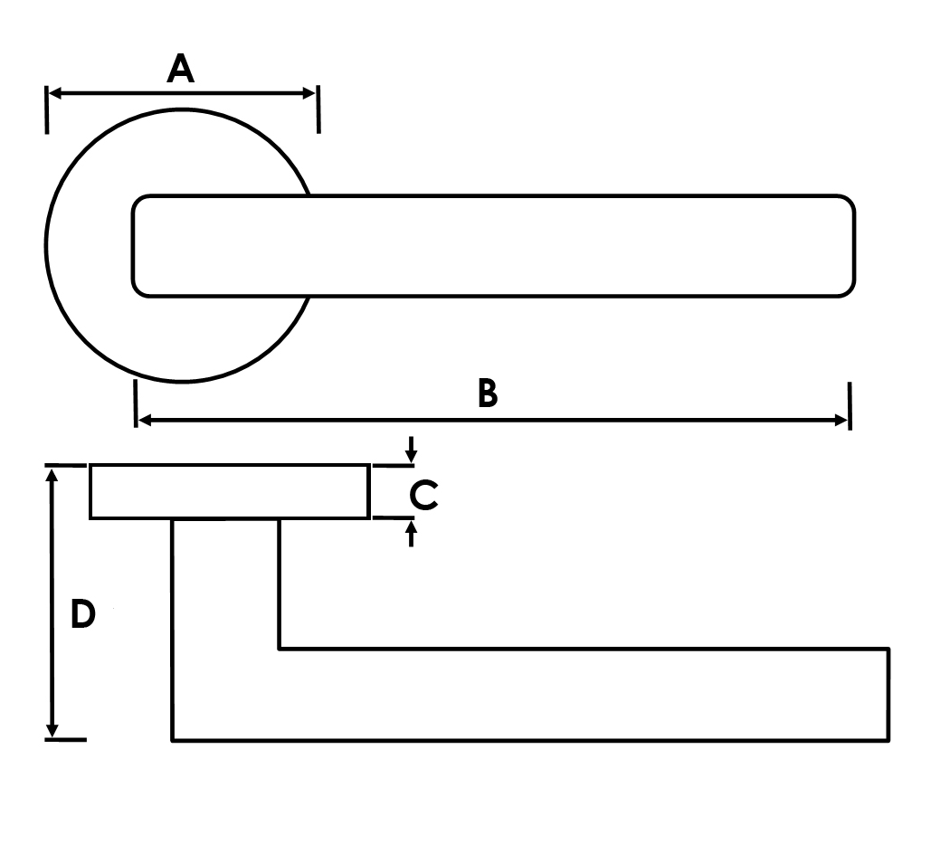Millhouse Brass Stephenson Designer Lever on 5mm Slimline Round Rose - Satin Nickel MHSR250SN