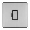 Eurolite Concealed 3mm 13Amp Unswitched Fuse Spur - Stainless Steel