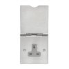 Eurolite Fs4030Ss 13A 1 Gang Unswitched Floor Socket Stainless Steel