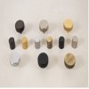 Millhouse Brass Watson Cylinder Knurled Cabinet Knob on Concealed Fix - Antique Brass MHCK1820AB