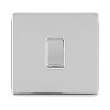 Eurolite Concealed 3mm 1 Gang 20Amp Dp Switch - Polished Chrome