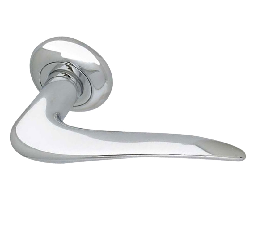 Paja Alladin Door Handles On Bevelled Round Rose,