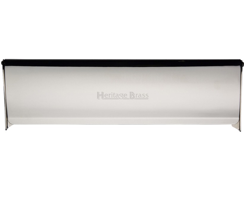 Heritage Brass Large Interior Letter Flap (299Mm X 83Mm), Polished Nickel