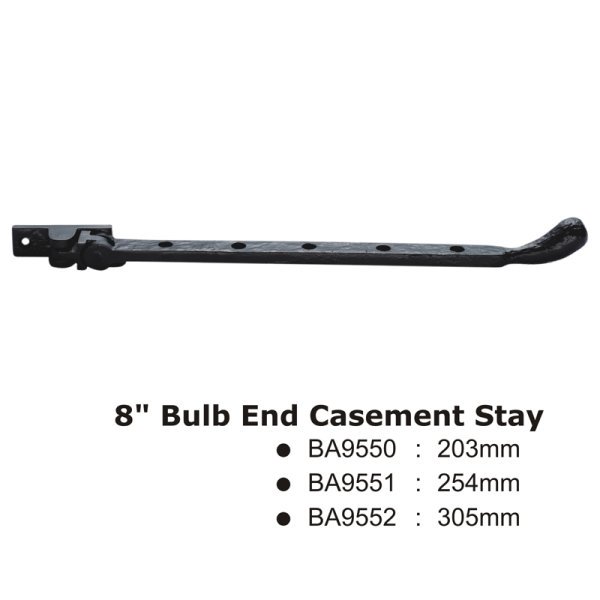 W' Bulb End Casement Stay -203Mm